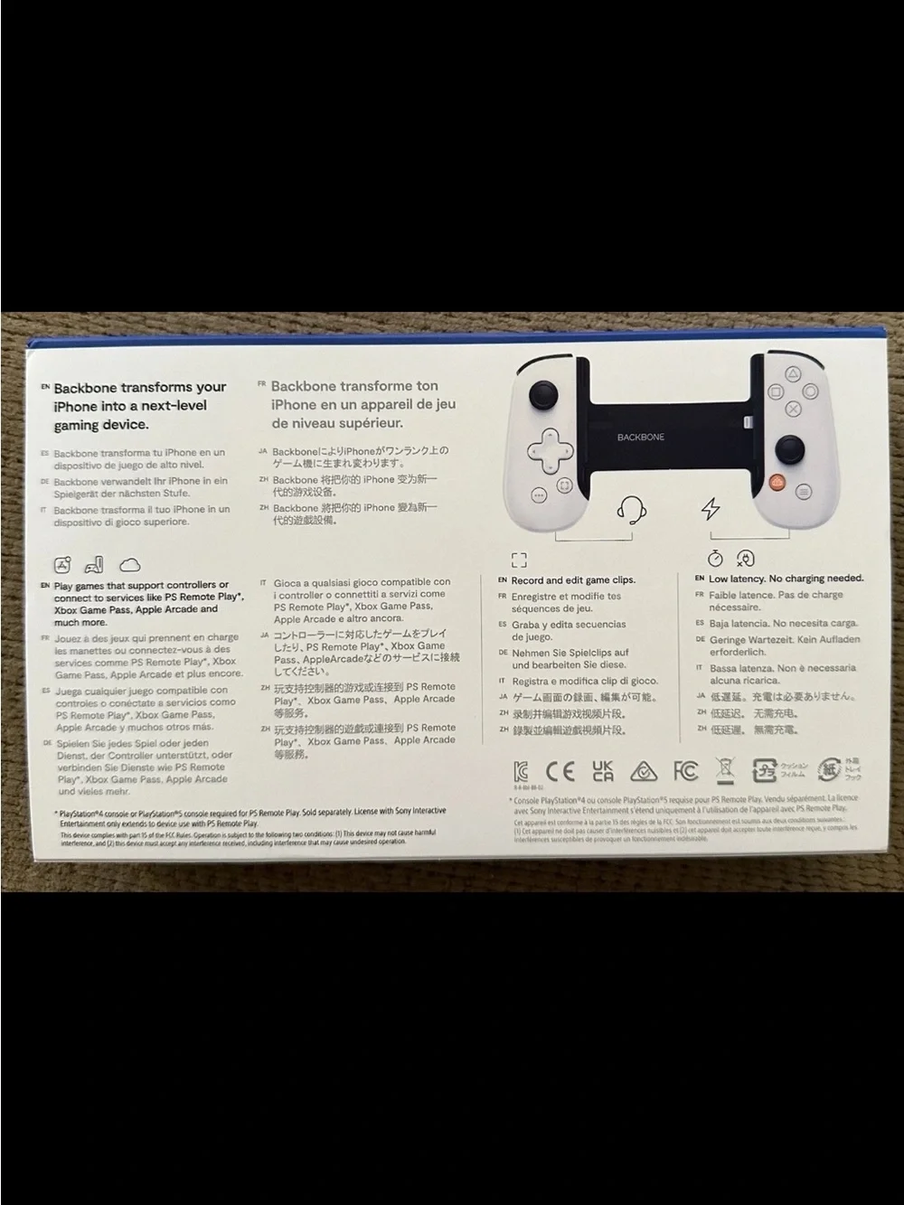 Sony Backbone Mobile Controller - White PlayStation Edition